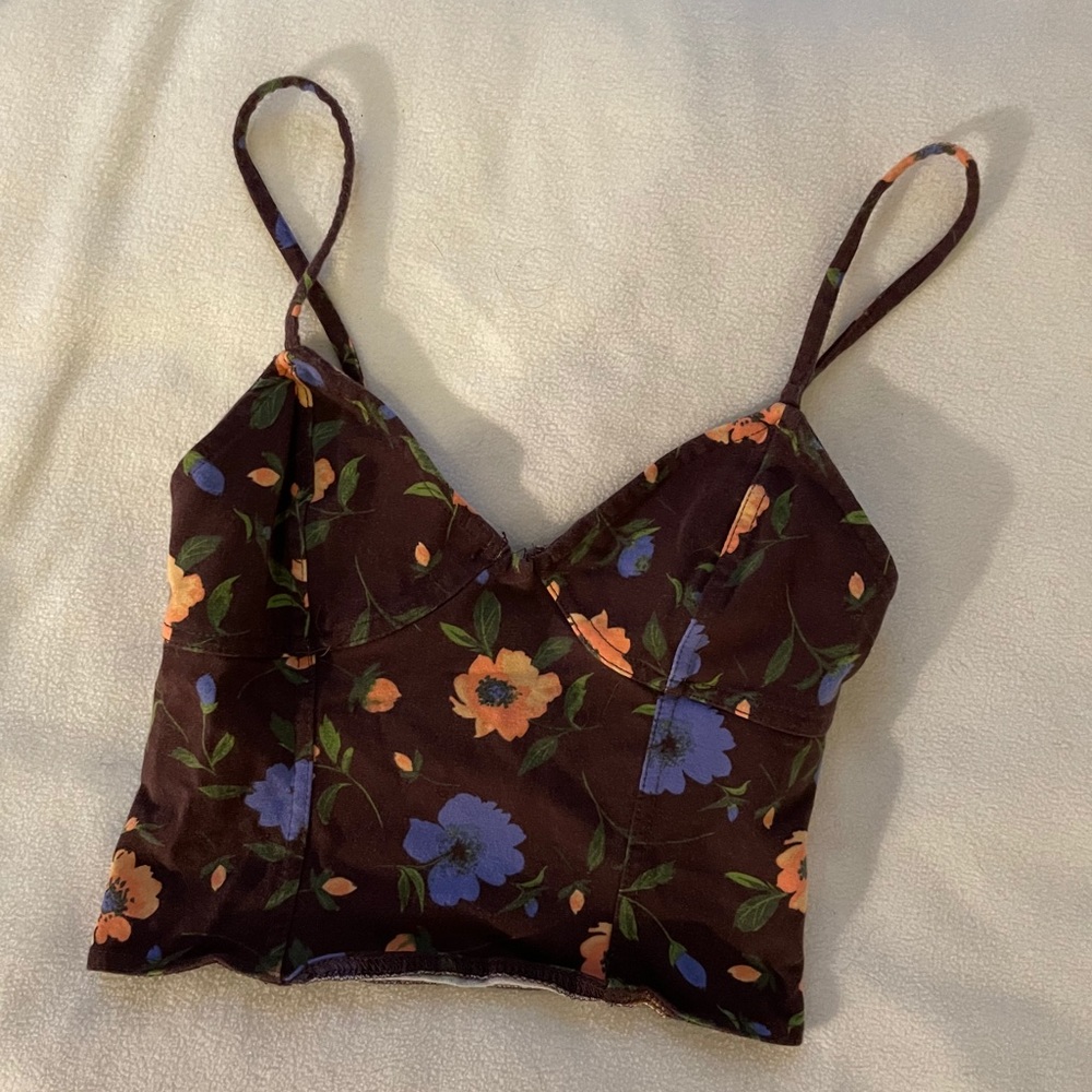 Floral crop top!!